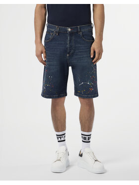 PHILIPP PLEIN PHILIPP PLEIN Džínové šortky 29790 Regular Fit