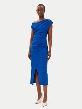Rinascimento Rinascimento Rochie cocktail CFC0019898002 Albastru Regular Fit