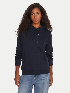 Tommy Jeans Tommy Jeans Majica dugih rukava Linear DW0DW21963 Tamnoplava Regular Fit