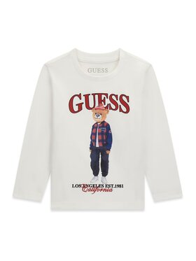 Guess Kids Guess Kids T-Shirt 184439 Biały Classic Fit
