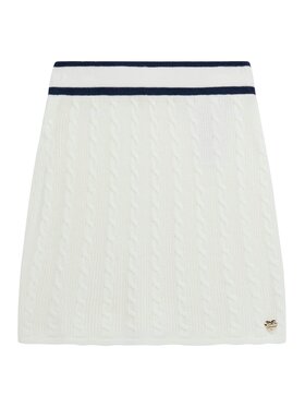 Guess Kids Guess Kids Kalhoty z materiálu 171527 Bílá Regular Fit