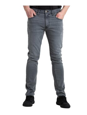 Lee Lee Jeansy L719PCC60 Szary Slim Fit