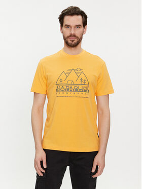 Napapijri Napapijri Футболка S-Faber NP0A4HQE Жовтий Regular Fit