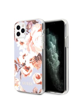 Guess Guess Etui na telefon Flower Shiny Collection N2 Fioletowy