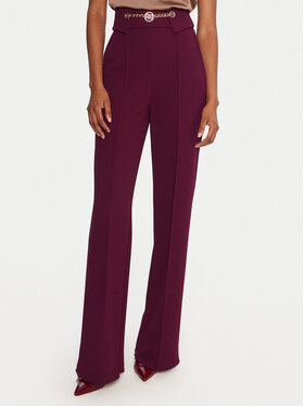 Rinascimento Rinascimento Pantaloni din material CFC0126219003 Vișiniu Regular Fit