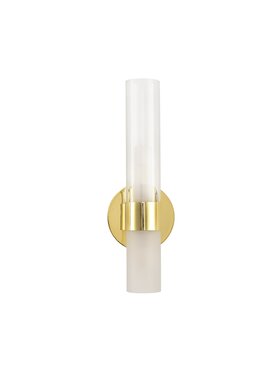 MIAhome MIAhome Kinkiet Lampa ścienna CANDELA złota 31 cm Złoty