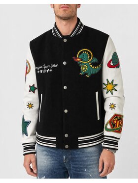 PHILIPP PLEIN PHILIPP PLEIN Bomber 31139 Nero Regular Fit