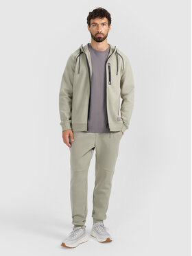 4F 4F Spodnie dresowe SIMPLE UTILITY Turkusowy Regular Fit