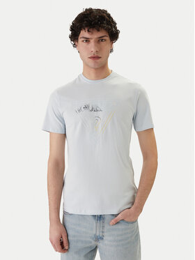 Guess Guess T-Shirt M6GI11 K2992 Błękitny Slim Fit