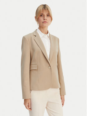 BOSS BOSS Marynarka Jia14 50556336 Beżowy Slim Fit