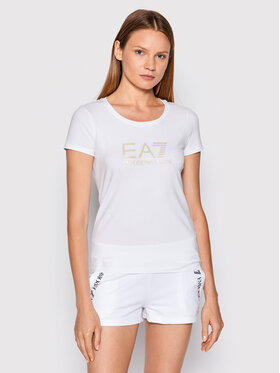 EA7 Emporio Armani EA7 Emporio Armani T-Shirt 8NTT63 TJ12Z 0101 Bílá Regular Fit