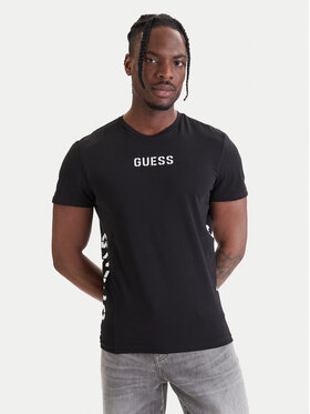 Guess Guess Póló U6GM00 K6YW1 Fekete Regular Fit