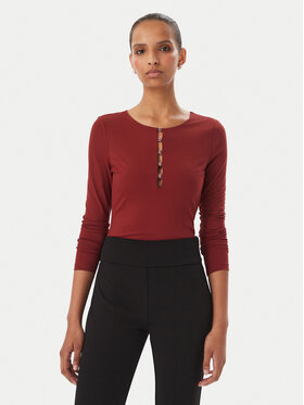 Guess Guess Body W6BP21 K6256 Bordowy Slim Fit