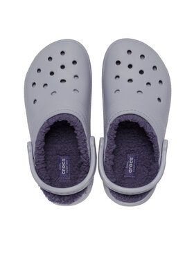 Crocs Natikače Classic Lined Clog 203591 Siva