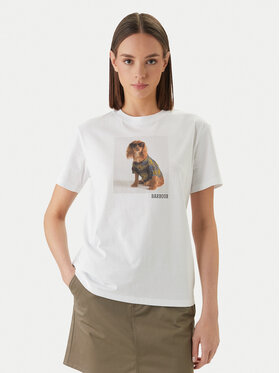 Barbour Barbour T-krekls Marine LTS0716WH11 Balts Regular Fit