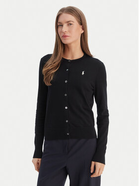 Polo Ralph Lauren Polo Ralph Lauren Кардиган 211971871005 Черен Slim Fit