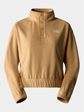 The North Face The North Face Flis W Homesafe Snap Neck Fleece PulloverNF0A8565I0J1 Rjava Regular Fit