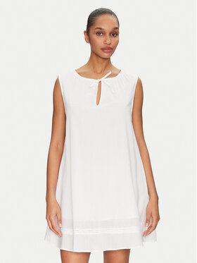 Seafolly Seafolly Sommerkleid Gathered 55431-DR Weiß Relaxed Fit