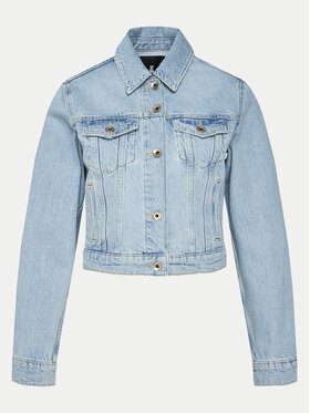 Patrizia Pepe Patrizia Pepe Kurtka jeansowa 8O0170/D1WZB-CA49 Niebieski Regular Fit