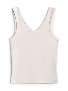 4F 4F Tank top OCEANS KEEPERS Biały Slim Fit