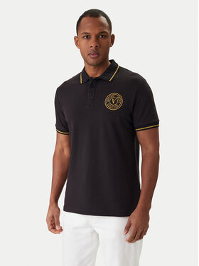 Versace Jeans Couture Versace Jeans Couture Tricou polo 80GAGT03 CJ01T Negru Regular Fit