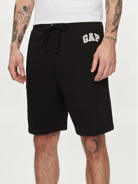 Gap Gap Αθλητικό σορτς 787059-03 Μαύρο Regular Fit