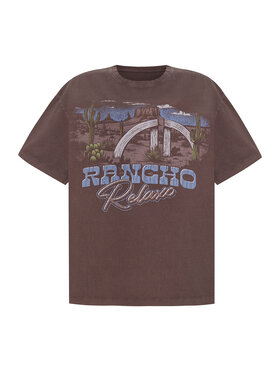 Magda Matyja Magda Matyja T-Shirt RANCHO T-SHIRT Brązowy Oversize