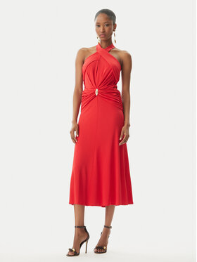 Elisabetta Franchi Elisabetta Franchi Cocktail obleka AB71952E2 CG5 Rdeča Regular Fit