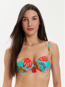 Selmark Selmark Bikini felső BJ618 Türkizkék