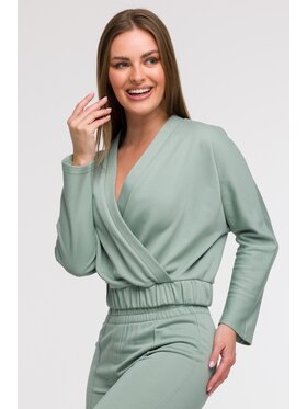 BeWear BeWear Bluza B292 Zielony Comfortable Fit