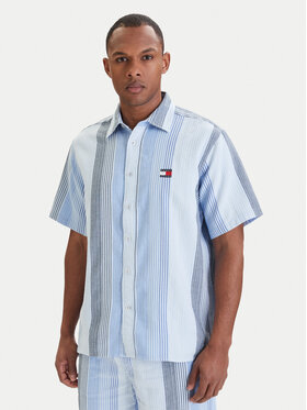 Tommy Jeans Tommy Jeans Marškiniai DM0DM22789 Žydra Relaxed Fit