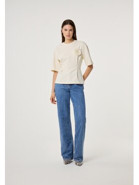Fabienne Chapot Fabienne Chapot T-Shirt 6064-1607-178 Beżowy Slim Fit