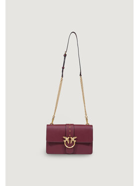 PINKO PINKO Torebka LOVE ONE CLASSIC ST. CL VITELL Bordowy