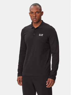 EA7 Emporio Armani EA7 Emporio Armani Polo 8NPF17 PJVUZ 1200 Crna Regular Fit