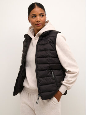 Kaffe Kaffe Prsluk Lira 10507668 Crna Regular Fit