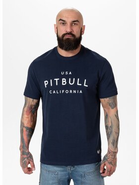 PITBULL PITBULL T-Shirt Koszulka Granatowy Regular Fit