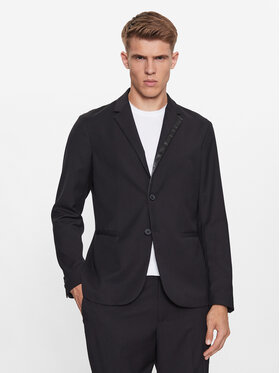Armani Exchange Armani Exchange Švarkas 6RZG44 ZNXZZ 1200 Juoda Regular Fit