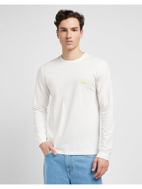 Lee Lee T-shirt LS TEE Bianco Regular Fit