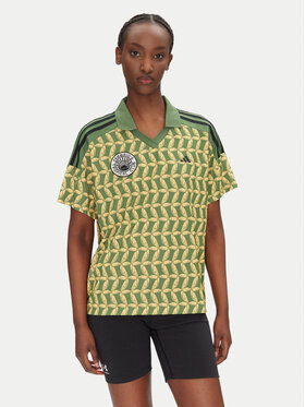adidas adidas T-Shirt FARM Rio JD6302 Zielony Loose Fit