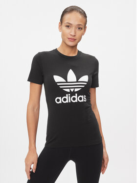 adidas adidas Футболка adicolor Classics Trefoil GN2896 Чорний Standard Fit