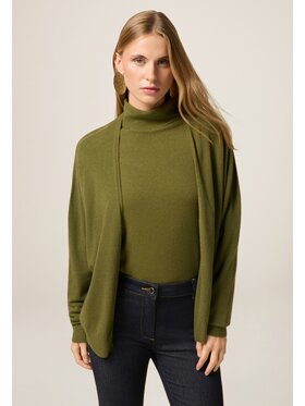 Oltre Oltre Kardigan M045E002031N035 Zielony Baggy Fit