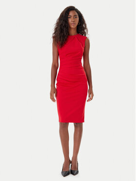 Rinascimento Rinascimento Kokteiļkleita CFC0125332003 Sarkans Slim Fit