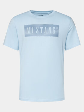 Mustang Mustang Marškinėliai Austin 1014937 Mėlyna Regular Fit