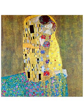 Artopweb Artopweb Dekoracja ścienna The Kiss 2 Kolorowy
