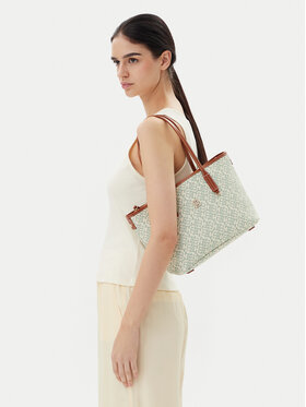 Tommy Hilfiger Tommy Hilfiger Soma Th Monoplay Leather Mini Tote AW0AW17415 Zaļš