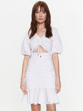 Pinko Pinko Vasarinė suknelė 100564 Y817 Balta Regular Fit