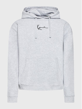 Karl Kani Karl Kani Majica dugih rukava Small Signature 6092648 Siva Relaxed Fit