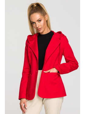 Made of Emotion Made of Emotion Marynarka M691 Czerwony Casual Fit