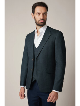 Lancerto Lancerto Marynarka Lovere MA131225000003 Zielony Slim Fit