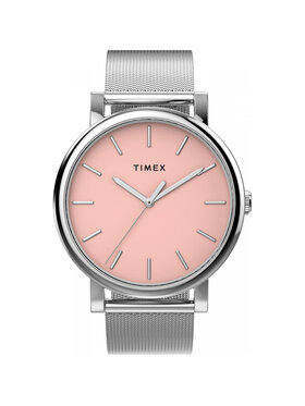 Timex Timex Zegarek TW2Y69100 Srebrny